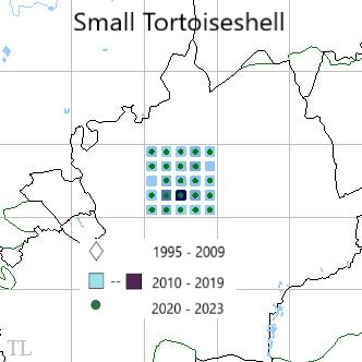 Small Tortoiseshell TL22 distribution